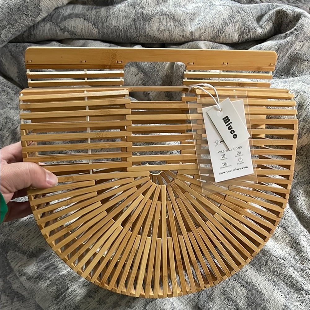Natural Bamboo Handbag